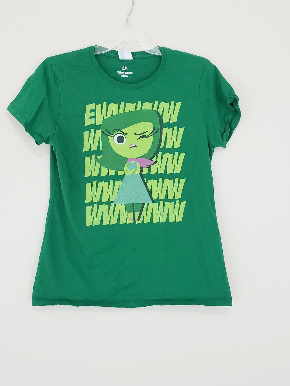 Disgust Inside Out Green Emotion Character T-Shirt Eeww Size Medium Disney Pixar